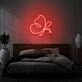 Butterfly Doodle Aesthetic Neon Sign