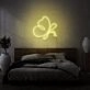 Butterfly Doodle Aesthetic Neon Sign