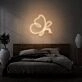 Butterfly Doodle Aesthetic Neon Sign