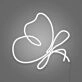 Butterfly Doodle Aesthetic Neon Sign