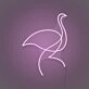 Neon Swan LED Light