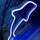 Dolphin LED Mini Neon Sign
