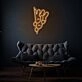 Peeking Bunny LED Neon Sign