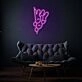 Peeking Bunny LED Neon Sign