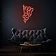 Peeking Bunny LED Neon Sign