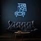 Spider With Web LED Neon Sign