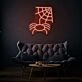 Spider With Web LED Neon Sign