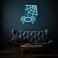 Spider With Web LED Neon Sign