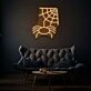 Spider With Web LED Neon Sign