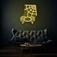 Spider With Web LED Neon Sign
