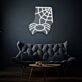 Spider With Web LED Neon Sign