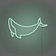 Whale LED Neon Sign