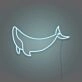 Whale LED Neon Sign