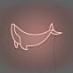 Whale LED Neon Sign