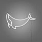 Whale LED Neon Sign