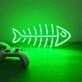 Fish Skeleton LED Mini Neon Sign