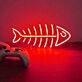 Fish Skeleton LED Mini Neon Sign