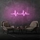 Aesthetic neon heartbeat light