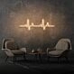Aesthetic neon heartbeat light