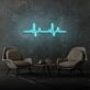 Aesthetic neon heartbeat light