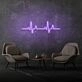 Aesthetic neon heartbeat light