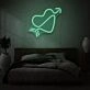 Minimalist Heart Pierced with Arrow LED Neon Light
