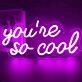 You’re So Cool Neon Sign
