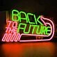 BACK TO THE FUTURE Font Decorative Neon Sign