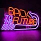 BACK TO THE FUTURE Font Decorative Neon Sign