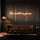 The World Is Yours Cursive Letter Neon Sign