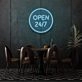 Customize Open 24/7 Round Neon Always Ready and Inviting