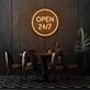 Customize Open 24/7 Round Neon Always Ready and Inviting