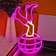 Disco Ball Cowgirl Legs Boots Neon Sign