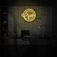 Customize Round Open Neon Universal Welcome in Circular Form