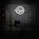 Customize Round Open Neon Universal Welcome in Circular Form