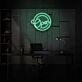 Customize Round Open Neon Universal Welcome in Circular Form
