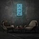Customize Vertical Open Sign Neon Stylish Entry Announcement