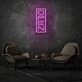 Customize Vertical Open Sign Neon Stylish Entry Announcement