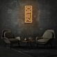 Customize Vertical Open Sign Neon Stylish Entry Announcement