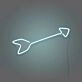 Arrow Neon Sign Directing Focus and Attention