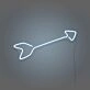 Arrow Neon Sign Directing Focus and Attention