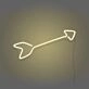 Arrow Neon Sign Directing Focus and Attention