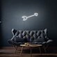 Arrow Neon Sign Directing Focus and Attention