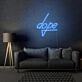 Dope Lettering Neon Cool and Trendy Vibes