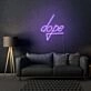 Dope Lettering Neon Cool and Trendy Vibes