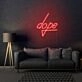 Dope Lettering Neon Cool and Trendy Vibes