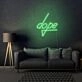 Dope Lettering Neon Cool and Trendy Vibes