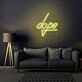 Dope Lettering Neon Cool and Trendy Vibes