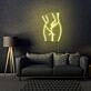Sexy Woman Butt Aesthetic Neon Bold and Beautiful