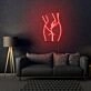 Sexy Woman Butt Aesthetic Neon Bold and Beautiful